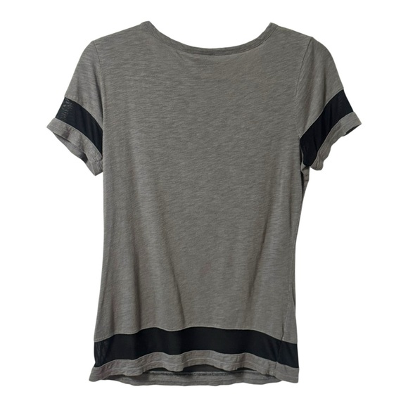 Star Wars Rogue One Jyn Mesh Insert Top Graphic Tee Womens XS Grey Black - Picture 4 of 6